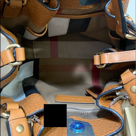 Brand new Burberry saddle brown Maidstone tote bag - Picture 4 of 8